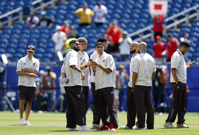 Achraf Hakimi sa suigračima, Foto: Jeenah Moon/REUTERS