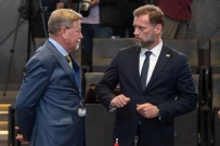 Ministar Mario Banožić na sastanku s ministrima obrane članica NATO saveza, Foto: Ministarstvo obrane RH/HRT