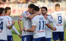 Slavlje igrača Hajduka, Foto: Vojko Bašić/CROPIX