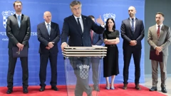 Konferencija za novinare premijera Andreja Plenkovića
