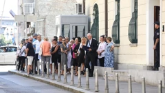 Roditelji navijača pred Ministarstvom vanjskih poslova