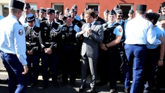 Predsjednik Macron u posjeti pripadnicima žandarmerije