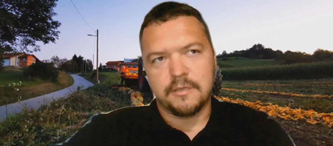 Mladen Cesarec, proizvođač bučinog ulja, Foto: HTV/HRT