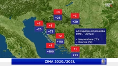 sažeta analiza zime 2020./2021., Foto: Zoran Vakula/DHMZ/HRT