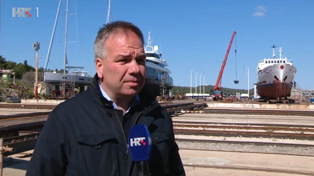 Roko Vuletić, direktor Iskra brodogradilišta Šibenik