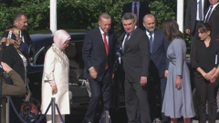 Erdogan stigao na Pantovčak, Foto: HTV/HRT