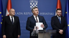 Konferencija za novinare u Vladi