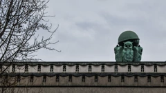Detalj zgrade Hrvatskog državnog arhiva