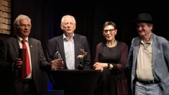 Laureat, Petar Tyran i Gabrijela Novak Karall iz Hrv. centra u Beču, Foto: MŽP/GH