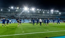 Zagrijavanje igrača uoči utakmice, Foto: Christian Ornberg/PIXSELL