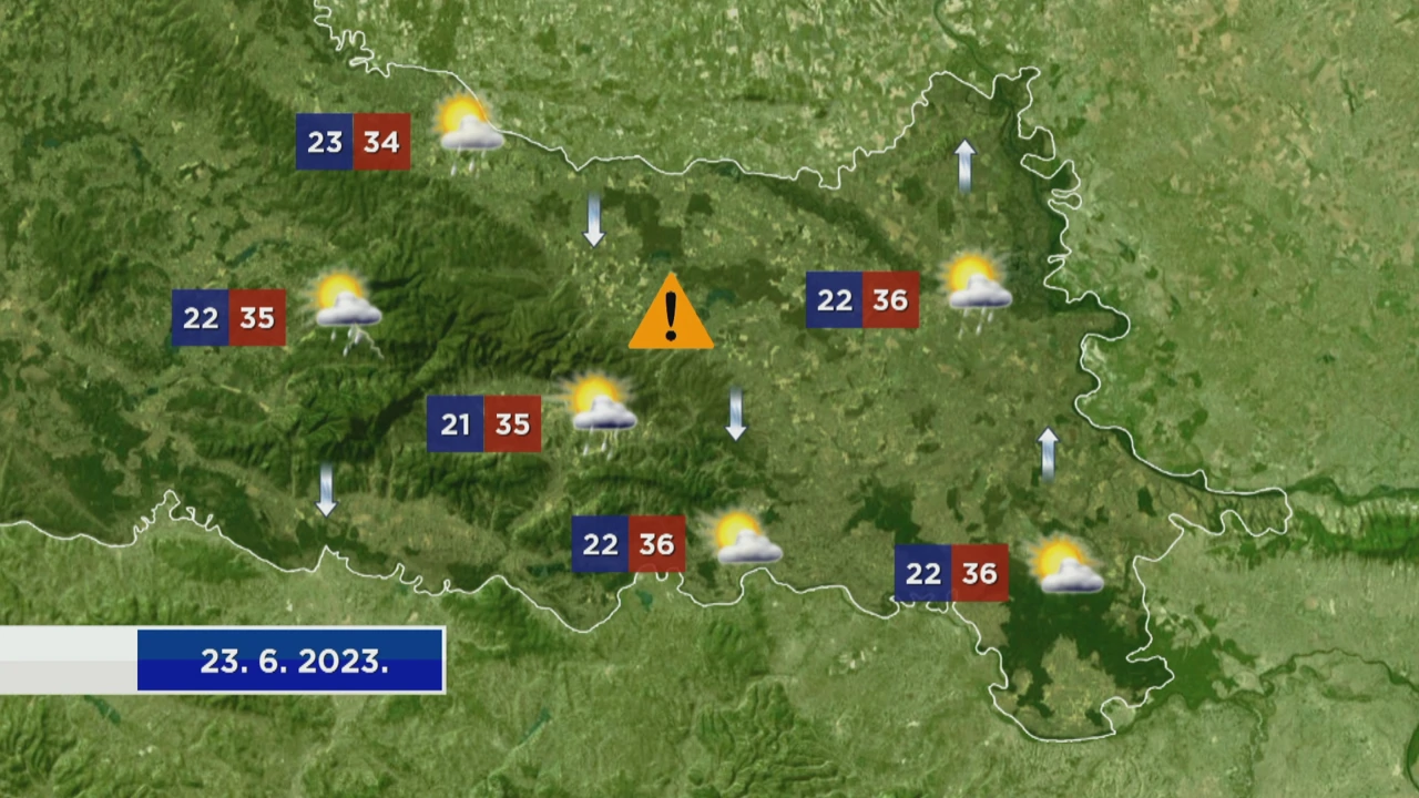 Vremenska prognoza, Foto: HTV/HRT