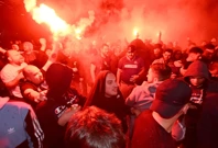 Doček nogometaša Dinama, Foto: Marko Lukunic/PIXSELL