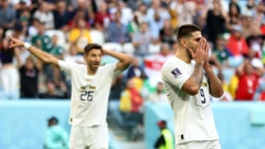 Aleksandar Mitrović nakon što je promašio stotpostonu priliku