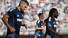 Ante Rebić na zagrijavanju 