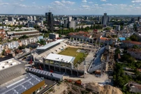 Pogled iz zraka na rekonstrukciju stadiona u Kranjčevićevoj  , Foto: Igor Kralj/PIXSELL