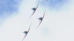 Akrobatska grupa "Krila Oluje" nastup posvetila braniteljima, Foto: HTV/HRT