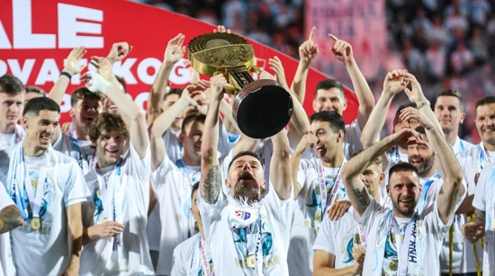 Rijeka pobjednik Kupa u sezoni 2024/25. 
