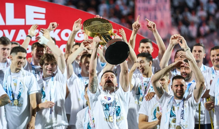 Rijeka pobjednik Kupa u sezoni 2024/25. 
