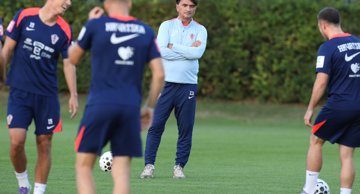 Zlatko Dalić na treningu reprezentacije 