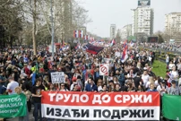 Prosvjed u Beogradu, Foto: Igor Pavicevic/Reuters