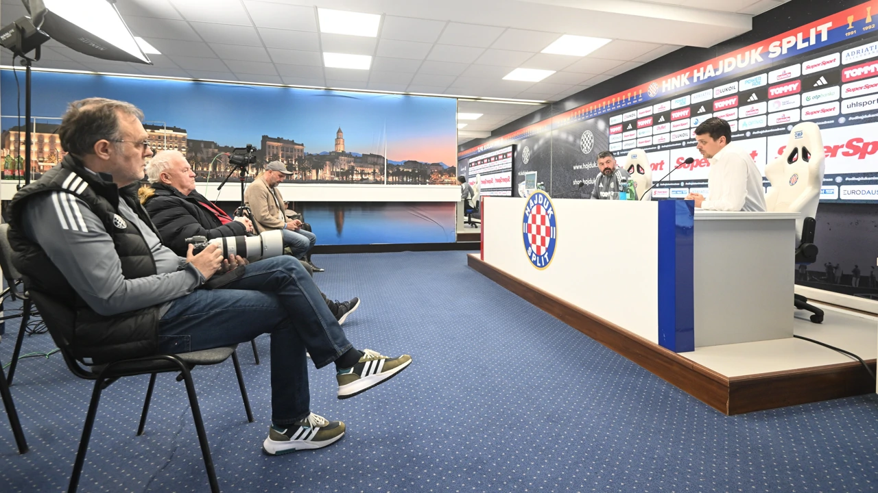 Gennaro Gattuso na konferenciji za medije uoči Varaždina