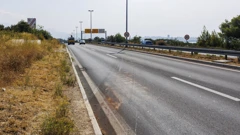 Mjesto gdje se dogodila prometna nesreća u Kaštelima