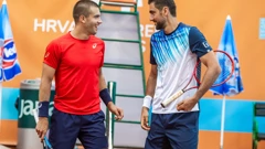 Borna Ćorić i Marin Čilić