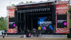 Pozornica na INmusic festivalu, ilustracija