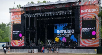 Pozornica na INmusic festivalu, ilustracija