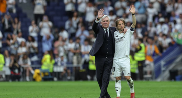 Carlo Ancelotti i Luka Modrić