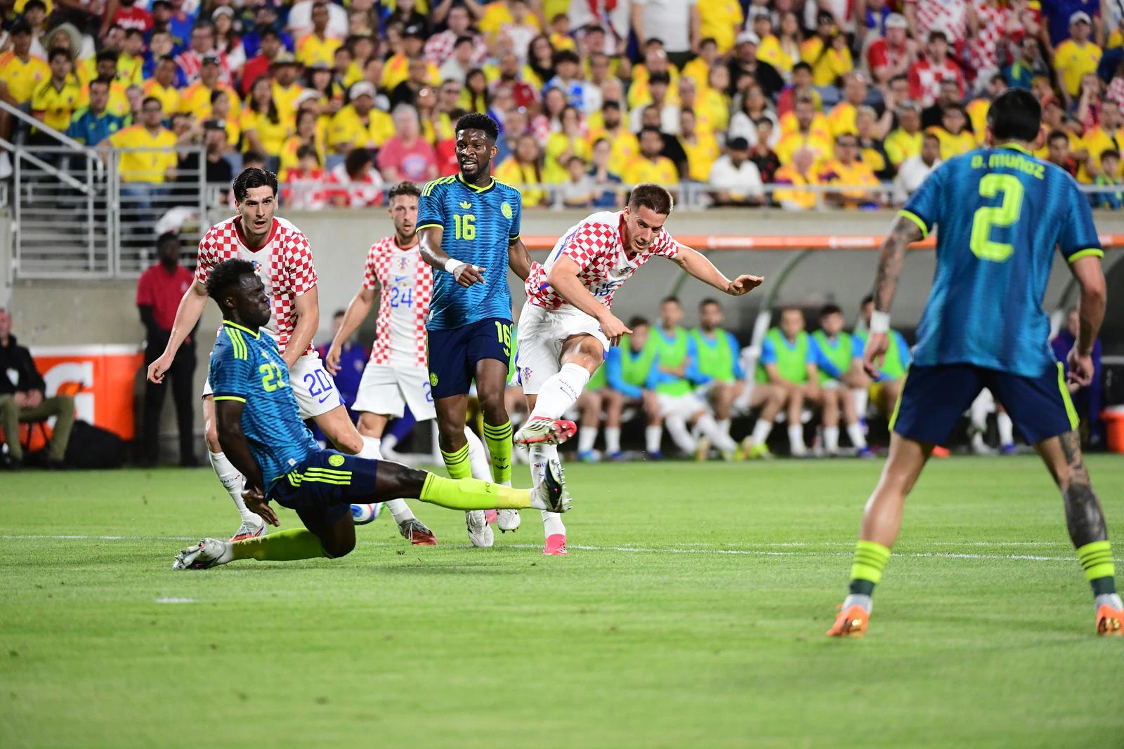 Prva utakmica i odmah pobjeda protiv Kolumbije