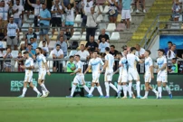 Slavlje igrača Rijeke nakon pogotka Ivanovića, Foto: Nel Pavletic/PIXSELL