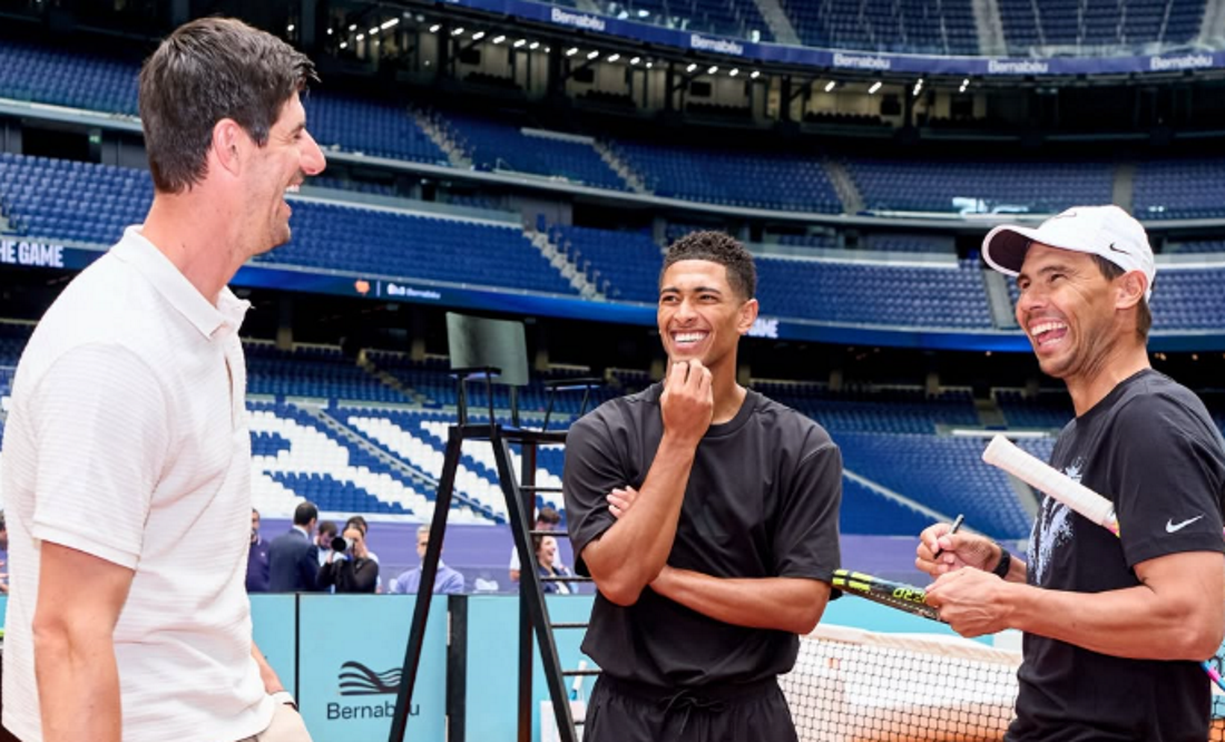 Zvijezde Reala i teniskog svijeta zaigrale na Bernabeuu