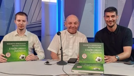vlč. Krešimir Žinić i Marin Matoš