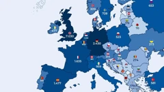 Europske države s najvećim brojem startupova u 2023 