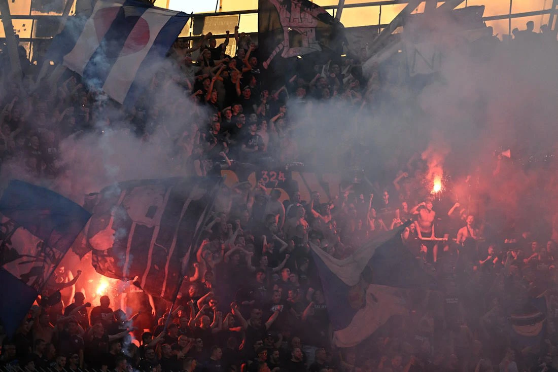 Bakljada Torcide, Foto: Tom Dubravec/CROPIX