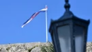 Hrvatska zastava na kninskoj tvrđavi 