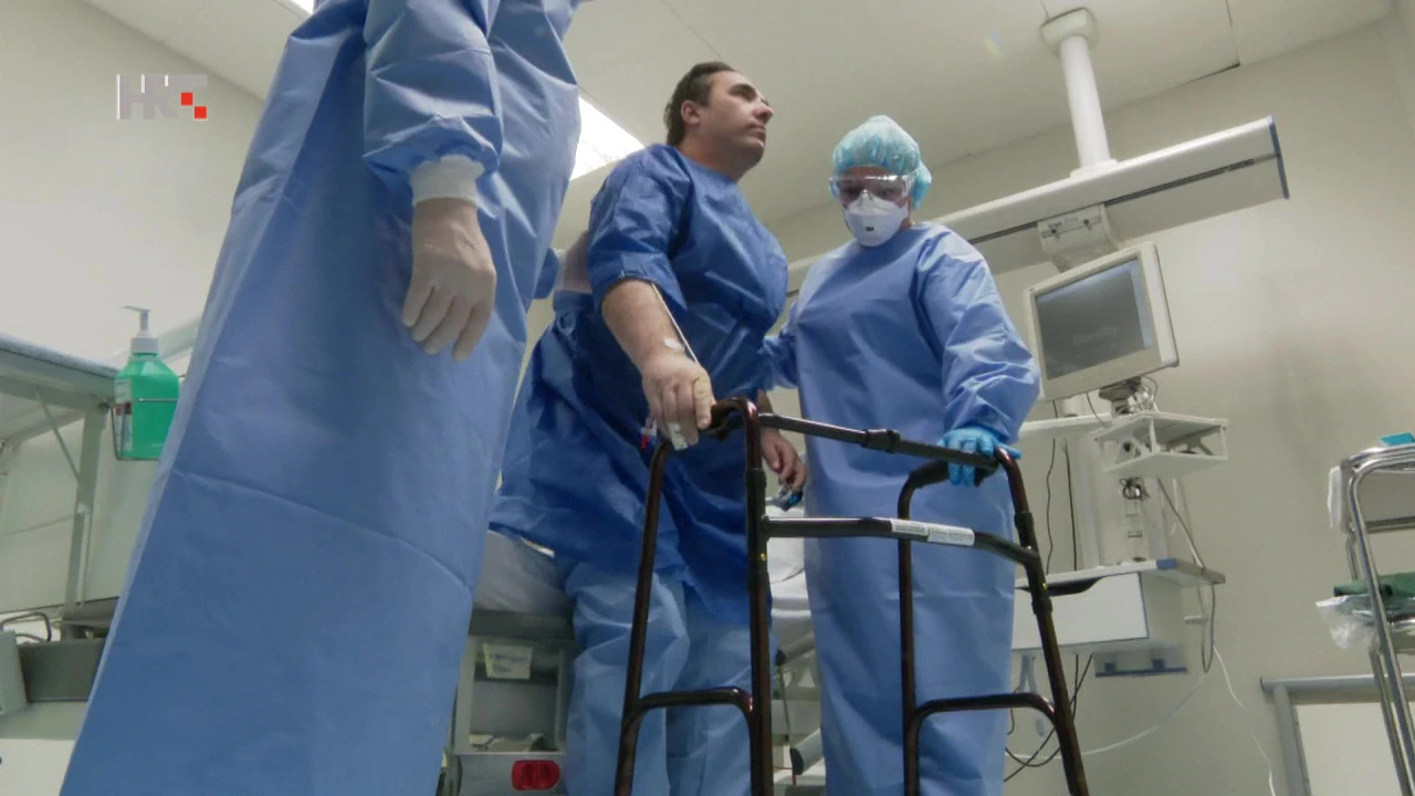 Milan Ćurić u KB Dubrava, Foto: Dnevnik/HRT