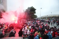 Navijački korteo u Splitu , Foto: Goran Stanzl /PIXSELL