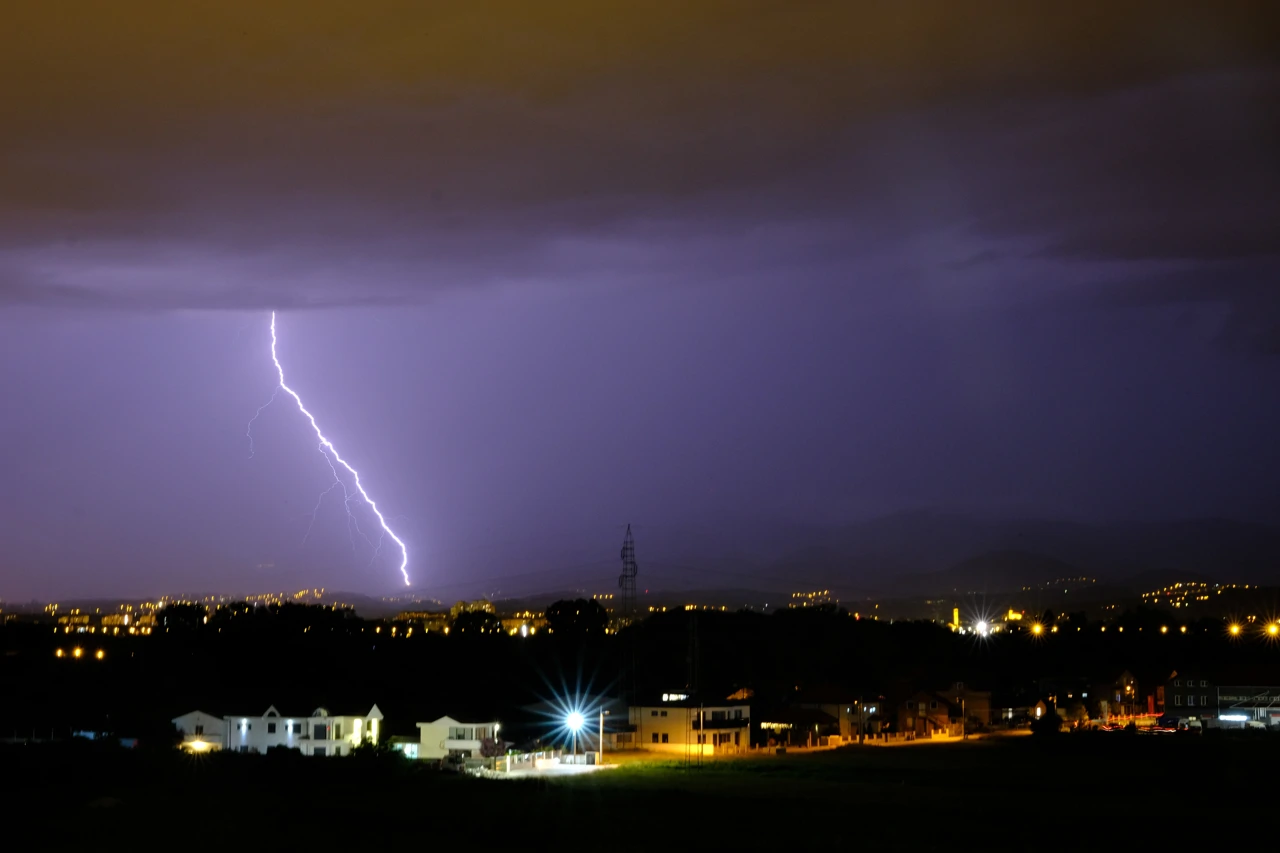 Munje iznad Zagreba