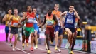 Isaac Nader prelazi ciljnu liniju utrke na 1500 m