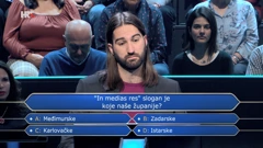 Luka Cvitković, Foto: Tko želi biti milijunaš?/HRT