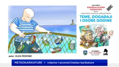 meteokarikatura, Foto: Oleg Perčinić / Hrvatsko društvo karikaturista/HRT