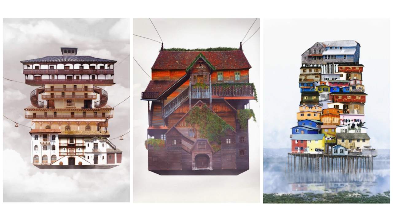 "Casa Iris", "Casa madera" y "Casa Chiloé", Foto: Camila Mancilla/-