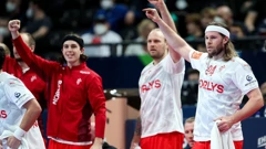 Danska - Island. Mikkel Hansen