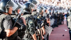 Interventna policija nakon derbija