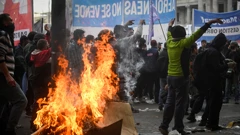 Prosvjednici u Argentini, Foto: Mariana Nedelcu/Reuters