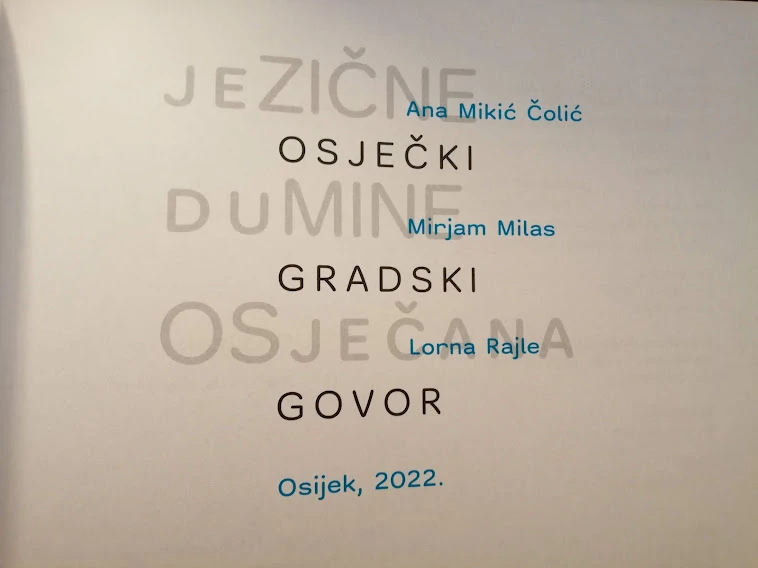 „Osječki gradski govor. Jezične dumine Osječana”, Foto: HRT/Radio Osijek