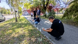 Paljenje svijeća u Vukovarskoj