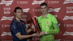 Dominik Livaković, igrač utakmice Hrvatska - Japan